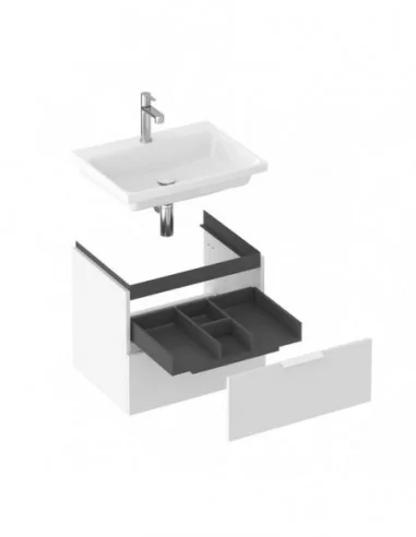 Spintelė po praustuvu SD Comfort II 60 / 80, Balta, RAVAK