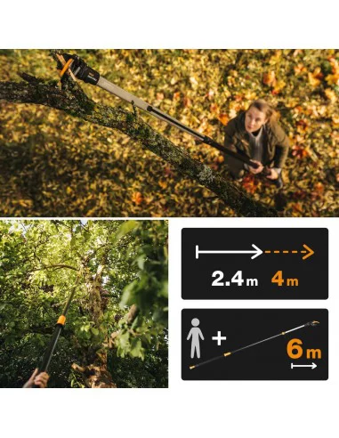 Teleskopinis šakų genėtuvas UPX86, Fiskars