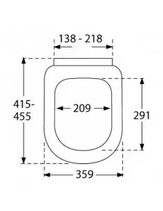 Unitazo dangtis Subway Soft Close, Villeroy&Boch