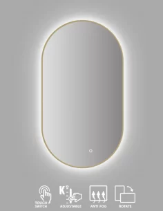 Veidrodis LED Jotto 50x90, Vento