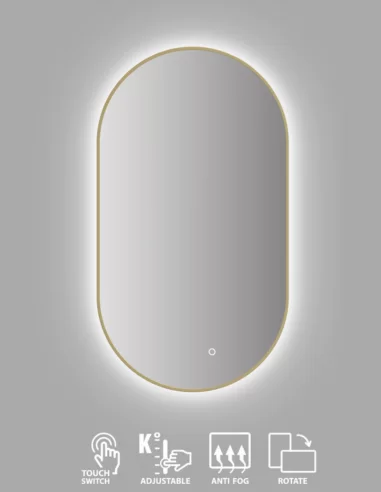 Veidrodis LED Jotto 50x90, Vento