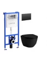 Pakabinamo unitazo Laufen Pro Rimless komplektas su potinkiniu rėmu ir nuleidimo plokštele