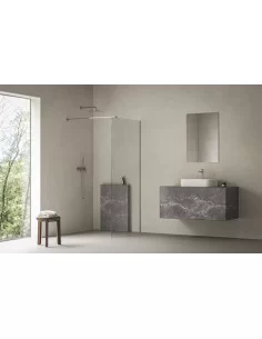 Dušo sienelė Walk-In Air Wall 90-120cm, RAVAK