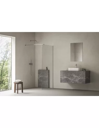 Dušo sienelė Walk-In Air Wall 90-120cm, RAVAK