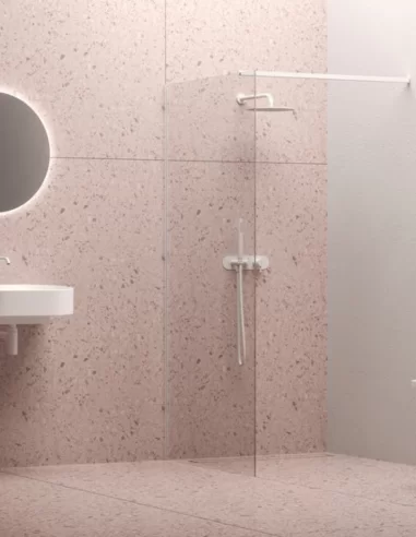 Dušo sienelė Walk-In Wall 60-160cm (be Wset rinkinio), RAVAK
