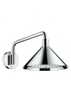 Dušo galva stacionari iš sienos Front, Hansgrohe