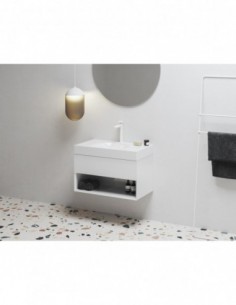 Praustuvas Lite 80/45 S su skylute, Balta, RAVAK