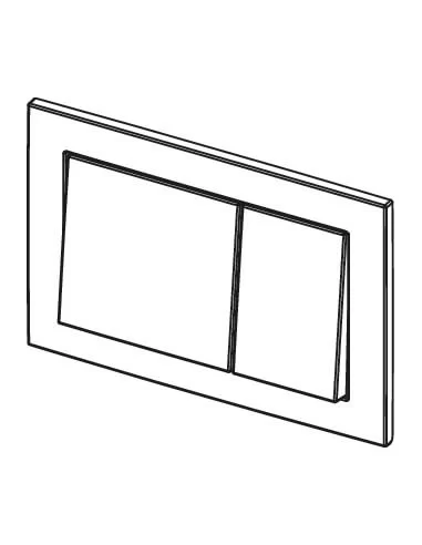 Pakabinamas unitazas BRAVA su TECEbase rėmu ir nuleidimo plokštele
