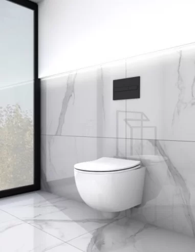 Pakabinamas unitazas BRAVA su TECEbase rėmu ir nuleidimo plokštele