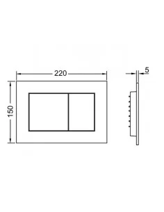 Pakabinamas unitazas SINTO 3.0 su TECE rėmu ir TeceNow nuleidimo plokštele