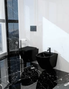 Pakabinamas unitazas SINTO 3.0 su TECE rėmu ir TeceNow nuleidimo plokštele