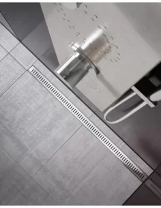 Dušo latakas ZEBRA, Nerūdijantis plienas, RAVAK