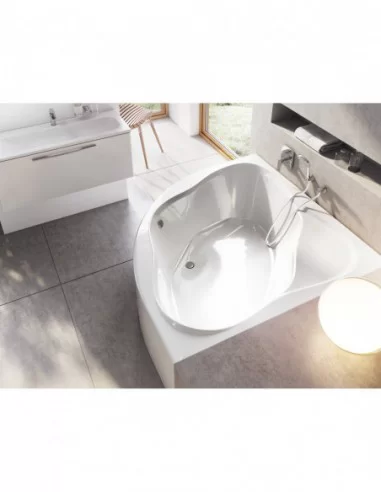 Akrilinė kampinė vonia NewDay, Balta, RAVAK