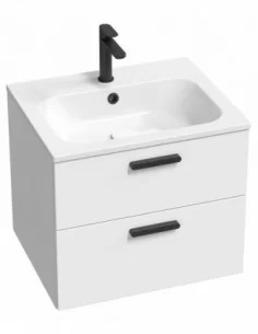 Spintelė SD Chrome II 600, Balta/balta, RAVAK