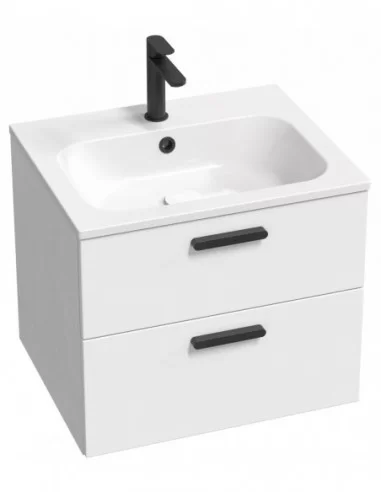 Spintelė SD Chrome II 600, Balta/balta, RAVAK