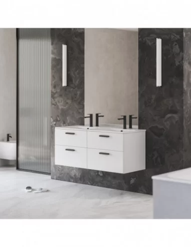 Spintelė SD Chrome II 600, Balta/balta, RAVAK