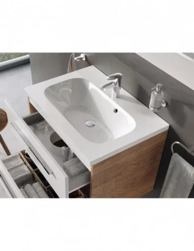 Praustuvas Chrome 600 su persipylimu, RAVAK