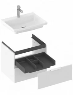 Spintelė po praustuvu SD Comfort II 60 / 80, Balta, RAVAK