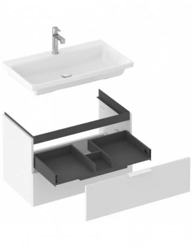 Spintelė po praustuvu SD Comfort II 60 / 80, Balta, RAVAK