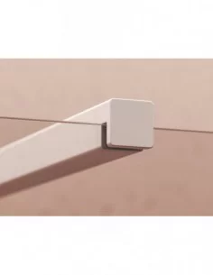 Dušo kabina Walk-In Wall, Balta matinė, RAVAK