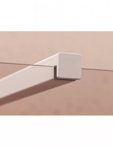 Dušo kabina Walk-In Wall, Balta matinė, RAVAK