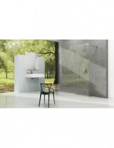 Dušo kabina Walk-In Free, Chromo, RAVAK