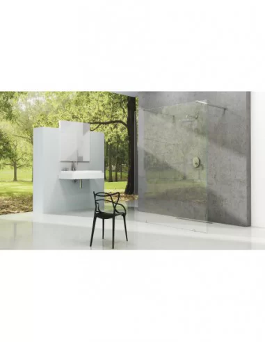 Dušo kabina Walk-In Free, Chromo, RAVAK