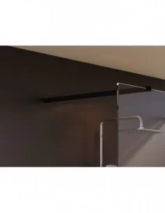 Dušo kabina Walk-In Free, Juoda, RAVAK