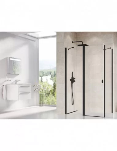 Stacionari sienelė Chrome CPS, Juoda, RAVAK