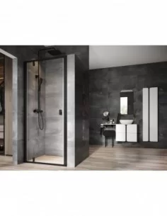 Dušo durys Nexty NDOP1, Juoda, RAVAK