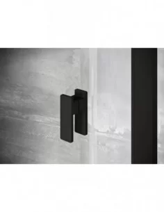 Dušo durys Nexty NDOP1, Juoda, RAVAK