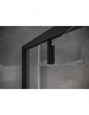 Dušo durys Nexty NDOP2, Juoda, RAVAK