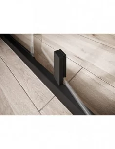 Dušo durys Nexty NDOP2, Juoda, RAVAK