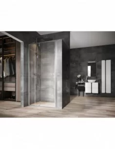 Dušo durys Nexty NDOP2, Satinas, RAVAK