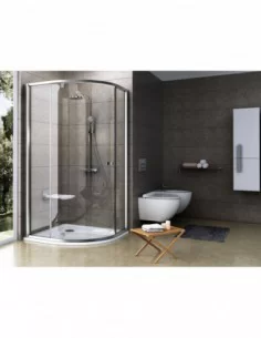 Dušo kabina Pivot PSKK3, Satinas, RAVAK