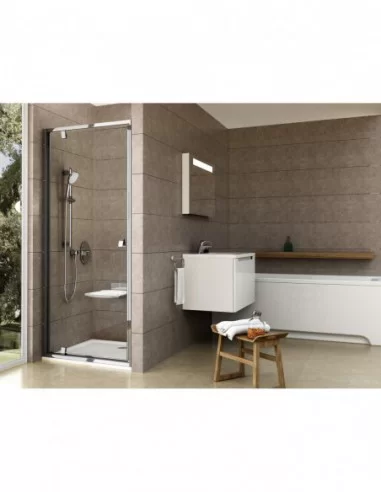 Dušo durys Pivot PDOP1, Chromo, RAVAK