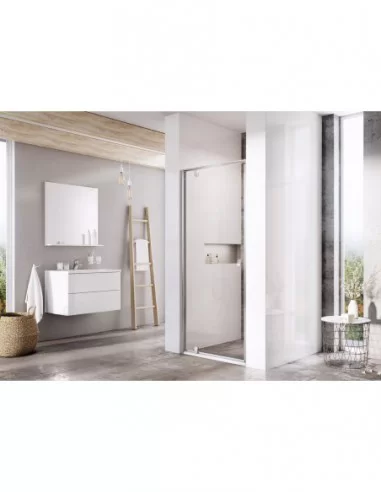 Dušo durys Pivot PDOP1, Satinas, RAVAK