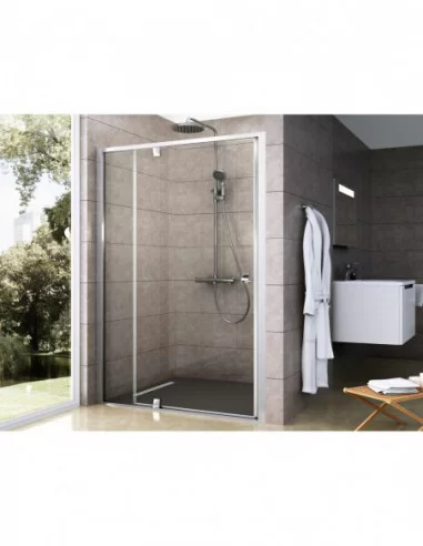 Dušo durys Pivot PDOP2, Satinas, RAVAK