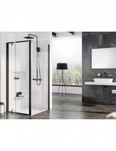 Stacionari sienelė Pivot PPS, Juoda, RAVAK