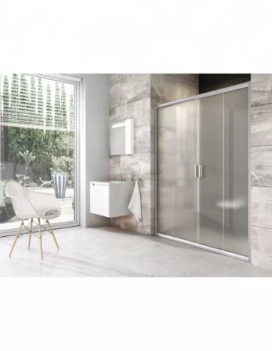 Dušo durys Blix BLDP4, Satinas, RAVAK