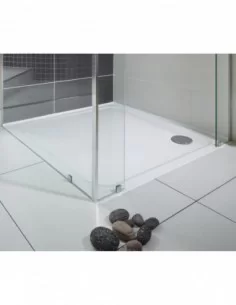 Dušo padėklas Perseus Pro Chrome, Balta, RAVAK