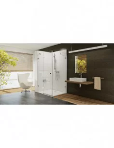 Dušo padėklas Gigant Pro Chrome, Balta, RAVAK