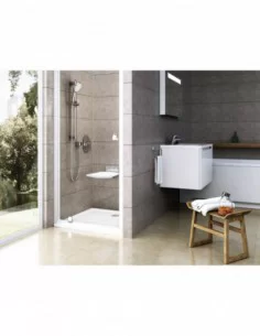 Dušo padėklas Perseus Pro, Balta, RAVAK