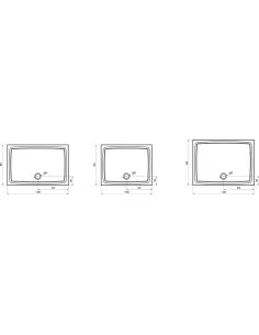 Dušo padėklas Gigant Pro Flat, Balta, RAVAK