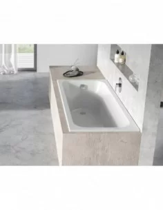 Vonia Chrome Slim (plonas viršutinis kraštas), Balta, RAVAK