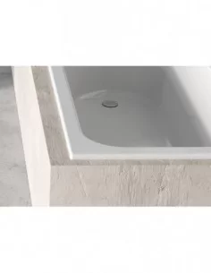 Vonia Chrome Slim (plonas viršutinis kraštas), Balta, RAVAK