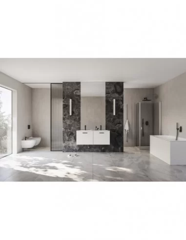 Vonia Chrome Slim (plonas viršutinis kraštas), Balta, RAVAK