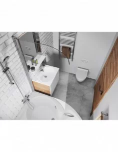 Vonios sienelė CVSK1 Rosa, Blizgantis, RAVAK