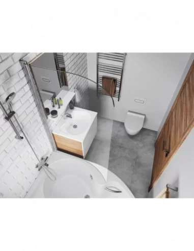 Vonios sienelė CVSK1 Rosa, Blizgantis, RAVAK