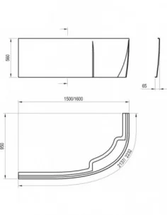 Apdailos plokštė Rosa 95, Balta, RAVAK